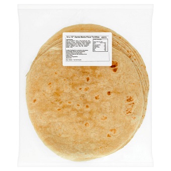 Santa Maria 12 Inch Flour Tortilla Wraps-10x1002